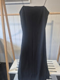 LAT07 - Sportsgirl Black Slip Dress – Size Medium