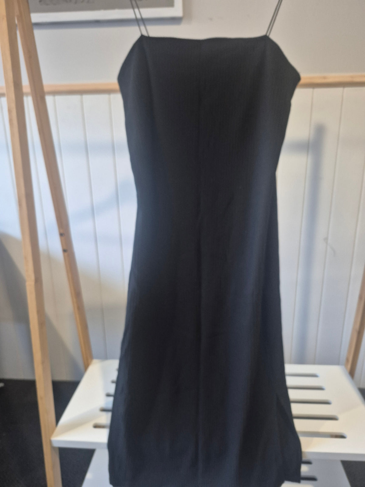 LAT07 - Sportsgirl Black Slip Dress – Size Medium