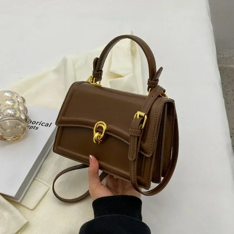 Minimalist Top Handle Crossbody Bag