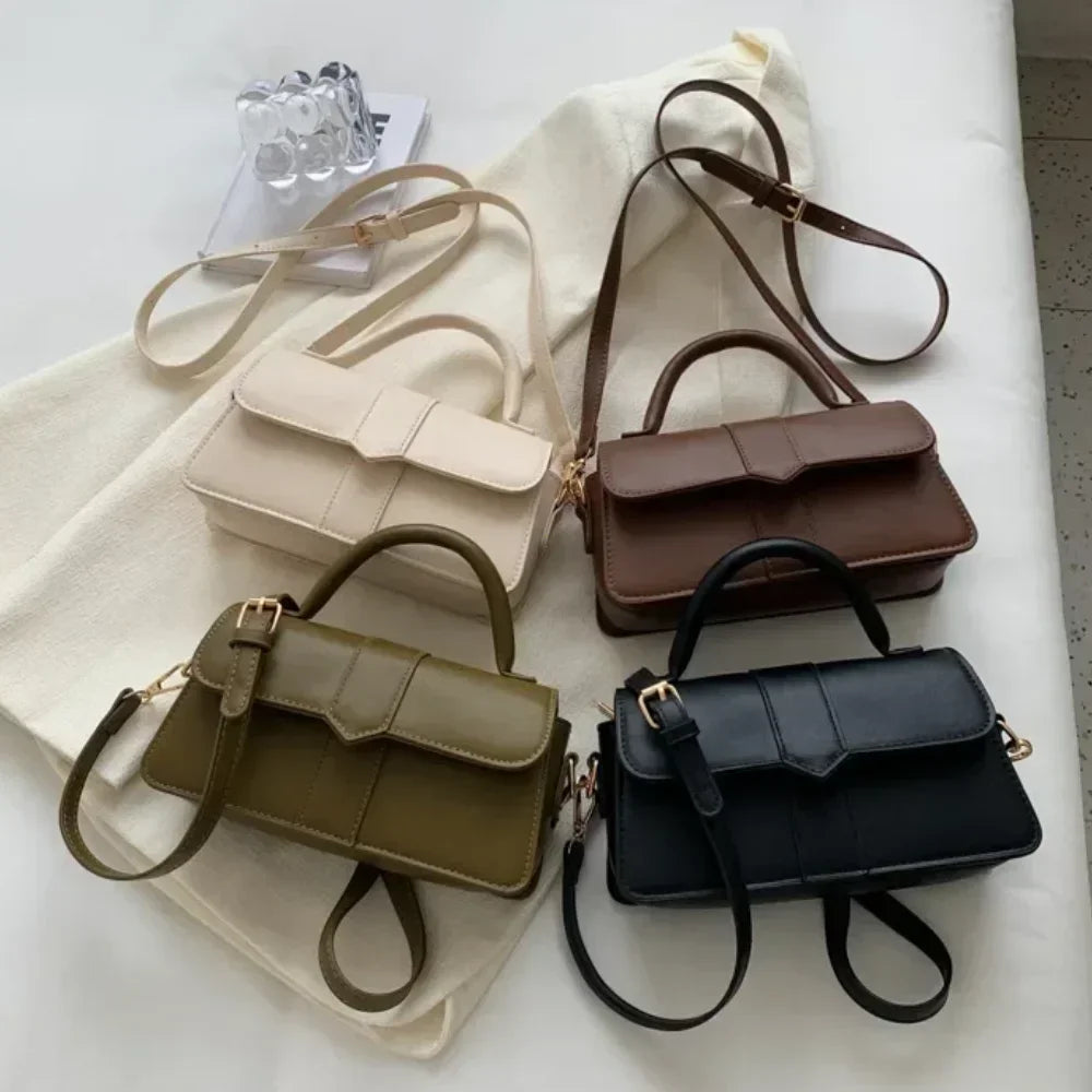 Minimalist Top Handle Crossbody Bag