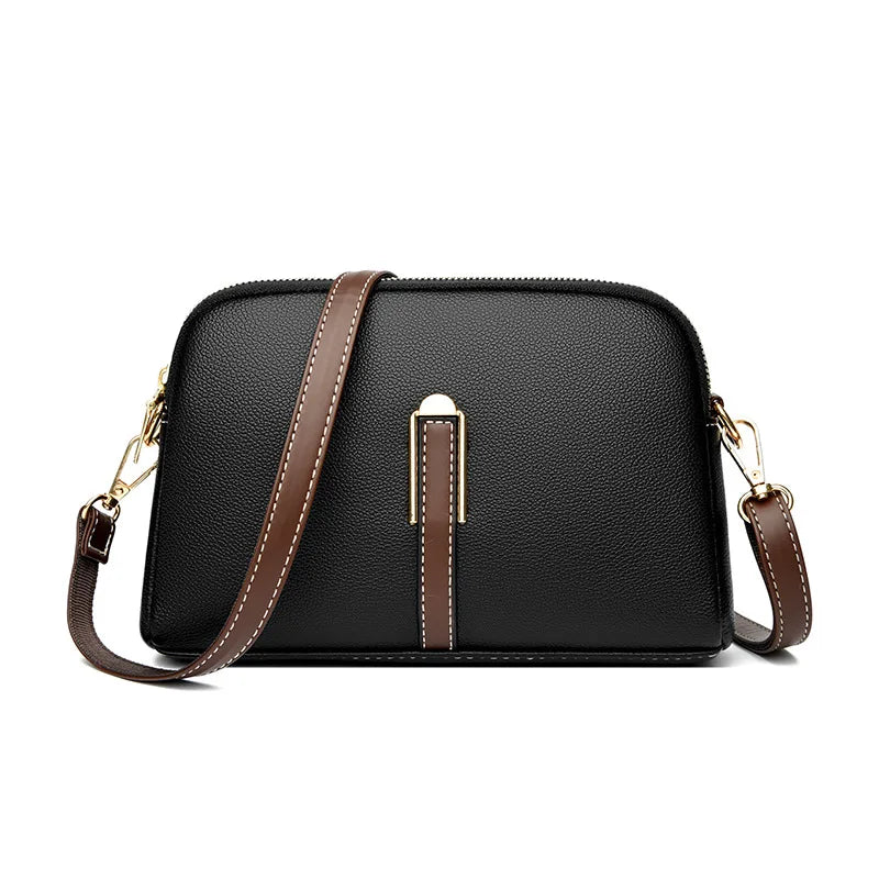 Classic Pebbled Leather Crossbody Bag