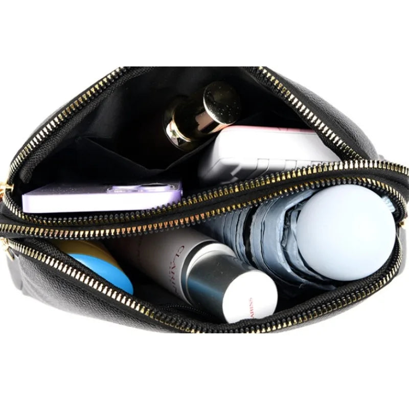Classic Pebbled Leather Crossbody Bag