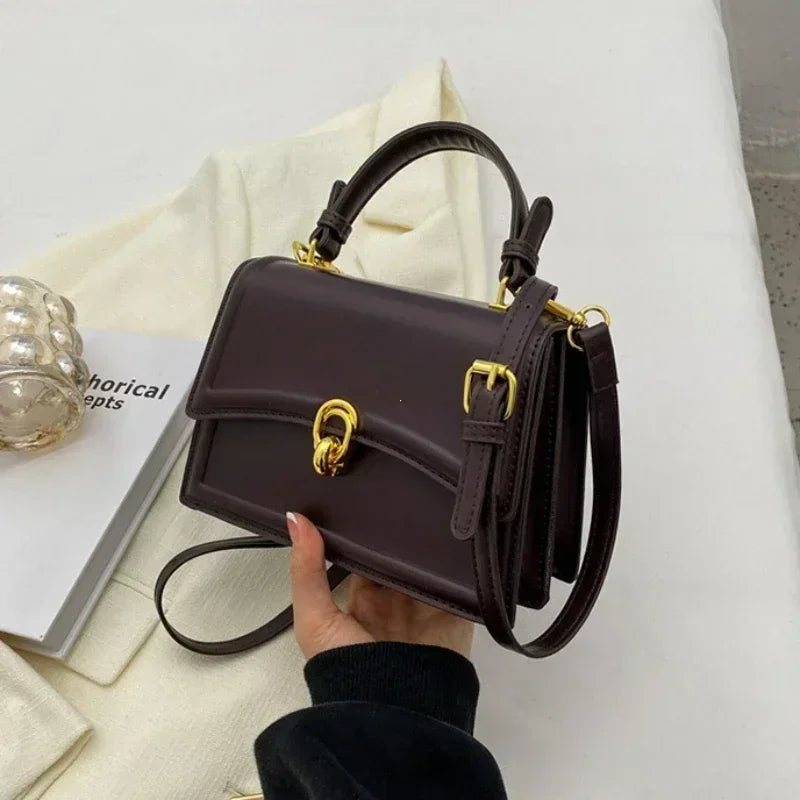 Minimalist Top Handle Crossbody Bag
