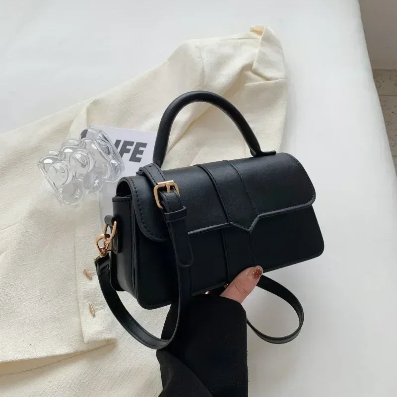 Minimalist Top Handle Crossbody Bag