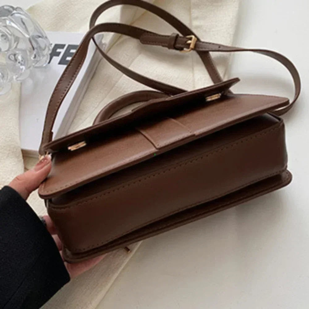 Minimalist Top Handle Crossbody Bag