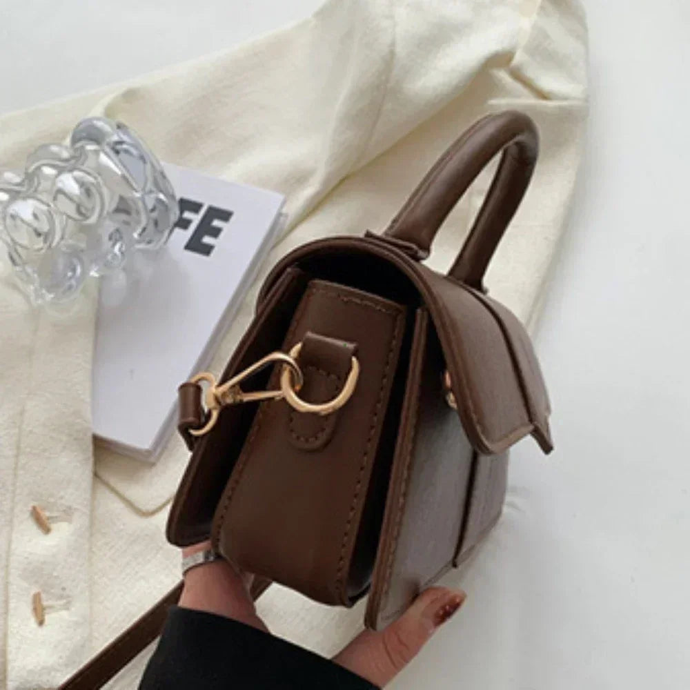Minimalist Top Handle Crossbody Bag