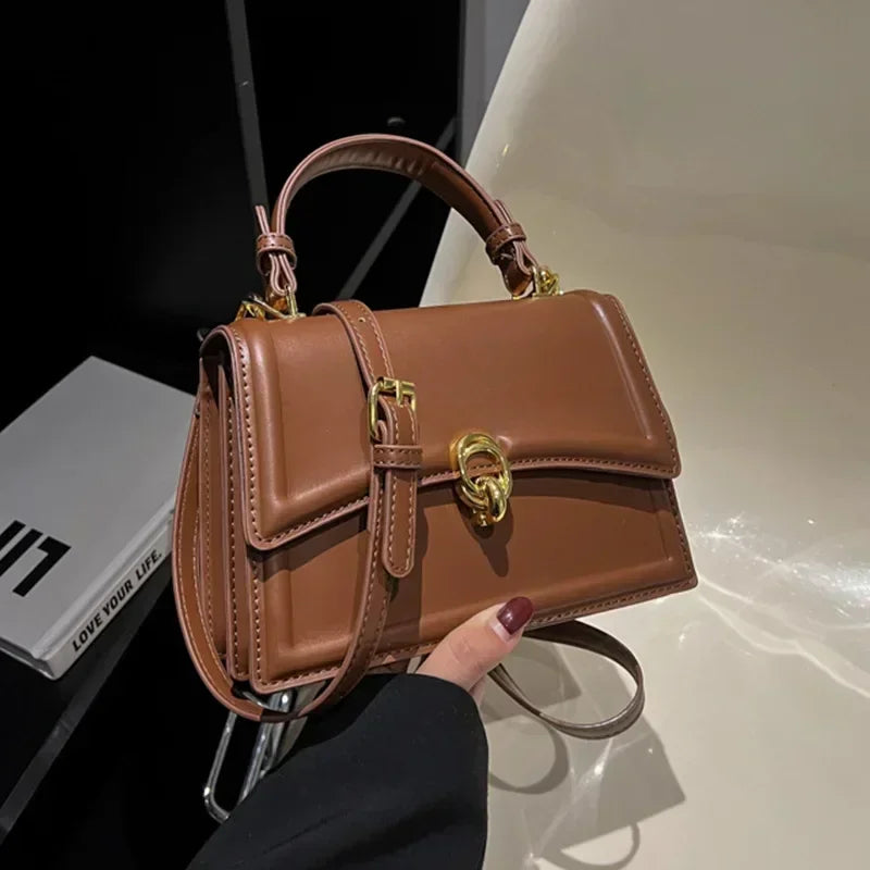 Minimalist Top Handle Crossbody Bag