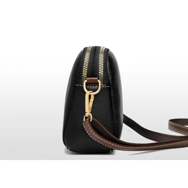 Classic Pebbled Leather Crossbody Bag