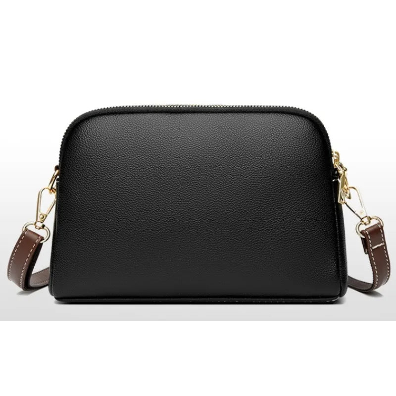 Classic Pebbled Leather Crossbody Bag