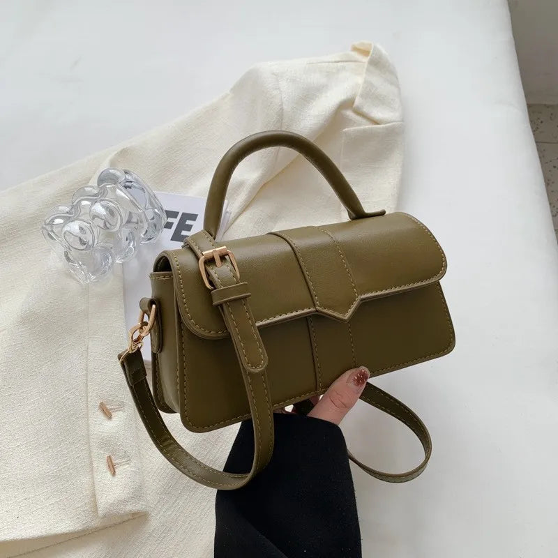 Minimalist Top Handle Crossbody Bag