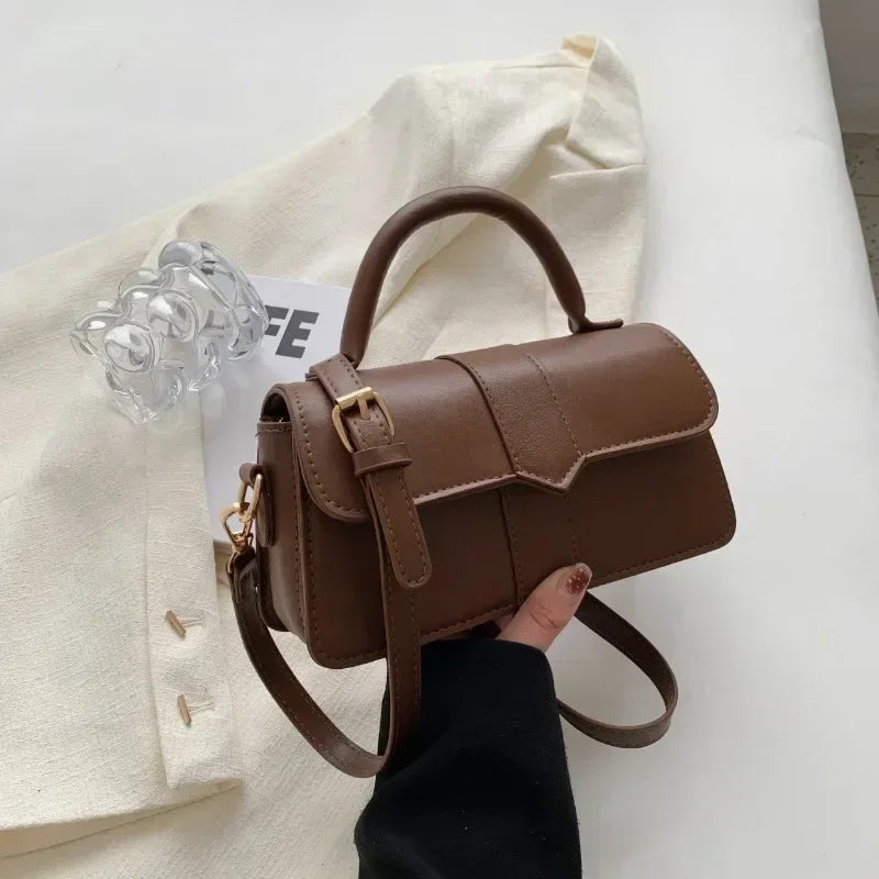 Minimalist Top Handle Crossbody Bag